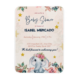 Boho-Baby-Shower-Einladung – Modern und Stylisch Magnet
