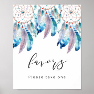 Boho Baby Shower favorisiert Minimalistisches Bohe Poster
