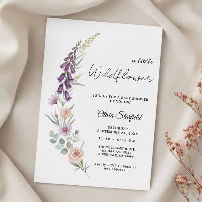 Boho Baby Shower Invitation Card Floral Watercolor Einladung (Von Creator hochgeladen)