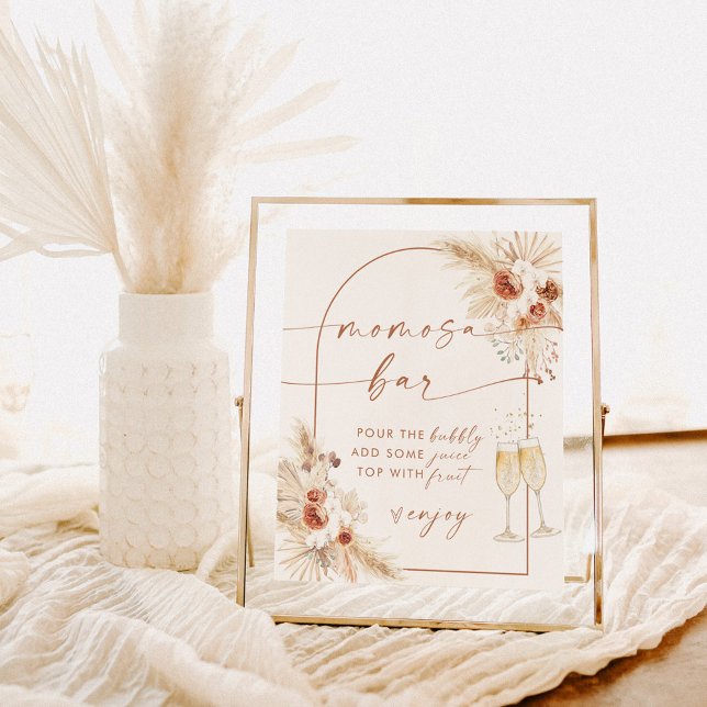 Boho Baby Shower Mimosa Bar Sign, Pampas Grass Poster (Von Creator hochgeladen)