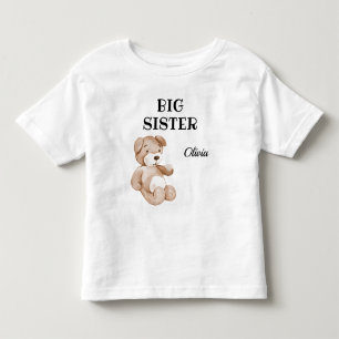 Boho-Baby-Shower T-Shirt für große Schwester, Klei