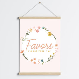 Boho Baby Shower Wildblume Fevor Poster