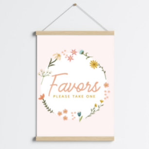 Boho Baby Shower Wildblume Fevor Poster