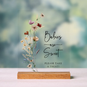 Boho-Babys sind süße Acryl-Sign Acrylschild