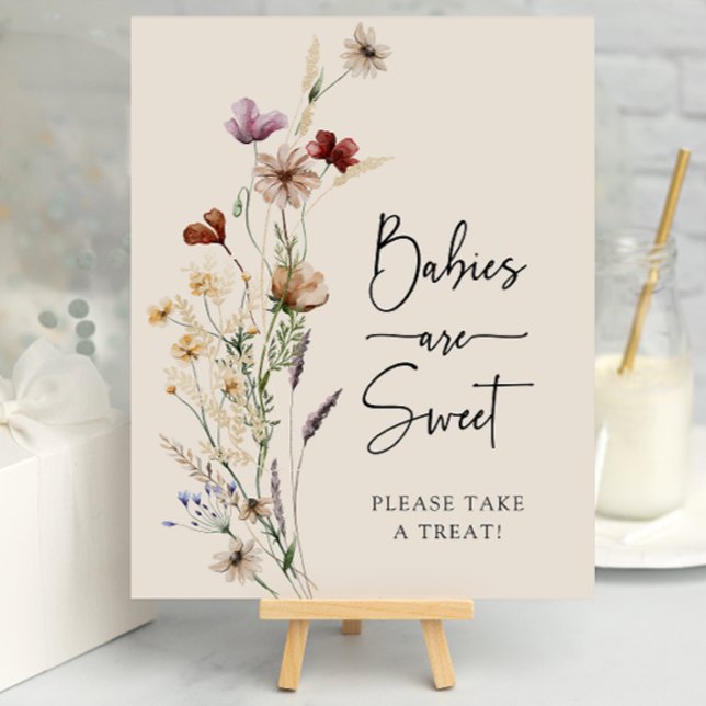 Boho Babys sind süßes Poster (Boho Babies Are Sweet Poster
)