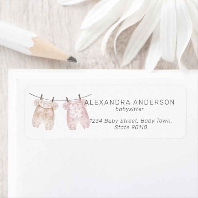 Boho Babysitter-Rücksendeadresse (Insitu)