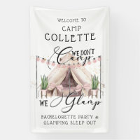 Boho Bachelorette Glamping Party unter den Sternen