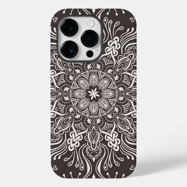 Boho Barkley Mandala Case-Mate iPhone Hülle (Rückseite)