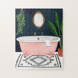 Boho Bath II Puzzle