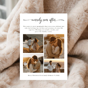 Boho Beach 4 Foto Merrily Ever After Hochzeit Feiertagskarte