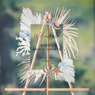 Boho Beach Brautparty Acrylschild