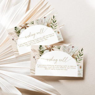 Boho Beach Brautparty gut wollen Begleitkarte