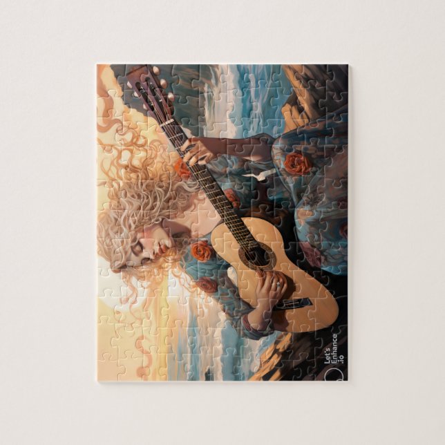 Boho Beach Girl Puzzle (Vertikal)