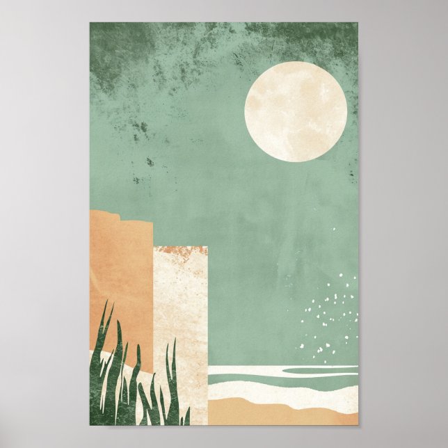 Boho Beach Poster (Vorne)