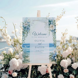 Boho Beach Watercolor Blumenstrauch Hochzeit Begrü