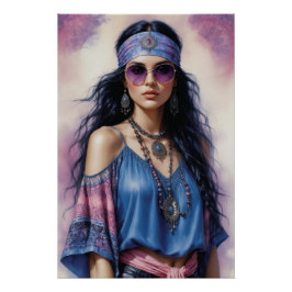 Boho Beauty Poster