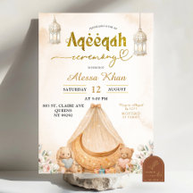 Boho Beige Blumen-Aqeeqah