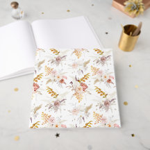 Boho Beige, Pampas Gras Terrakotta Aquarell We