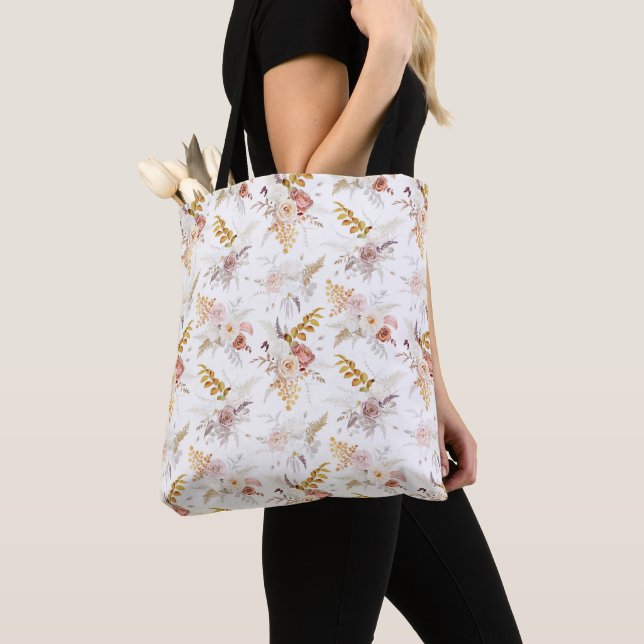 Boho Beige, Pampasgras Terrakotta Wasserfarbe We (Von Nahem)