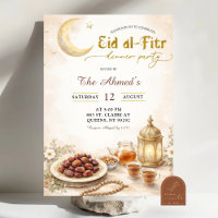 Boho Beige Ramadan Eid Al-Fitr Abendgesellschaft