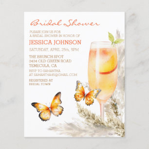 Boho Bellini & Butterflies Brautparty