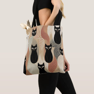Boho black Cat halloween