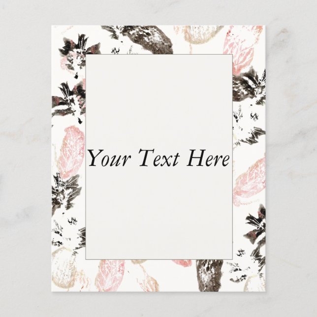 Boho Blätter and Feathers Programs (Vorderseite)