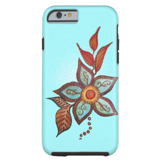 Boho Blau Tough iPhone 6 Hülle