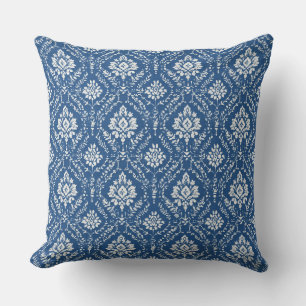 Boho-Blau-Wurfkissen Kissen