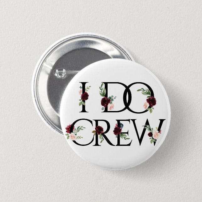 Boho Bling | Bachelorette Brautparty I Crew Button (Vorne & Hinten)