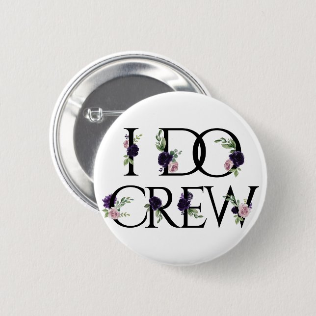 Boho Bling | Bachelorette Brautparty I Crew Button (Vorne & Hinten)
