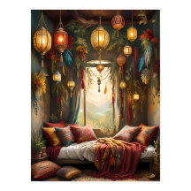 Boho Bliss - Ästhetisch Bohemisches Schlafzimmer