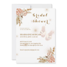 Boho Bliss Bridal Dusche Einladung