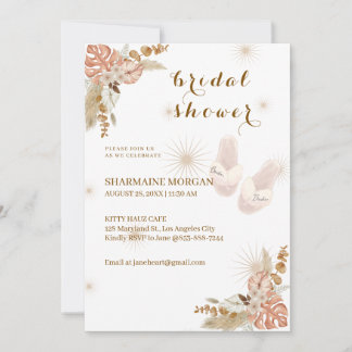 Boho Bliss Bridal Dusche Einladung