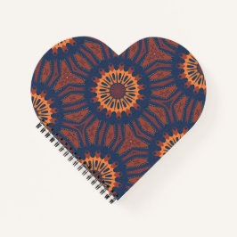 Boho Bloom Mandala Pattern Notizbuch