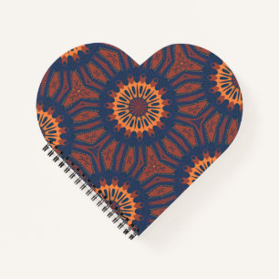 Boho Bloom Mandala Pattern Notizbuch