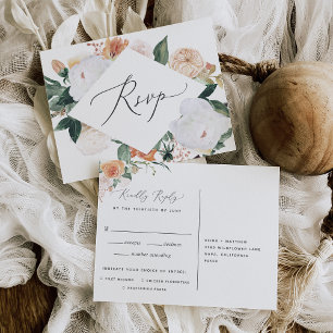 Boho Blooms UAWG Postkarte mit Wahlmöglichkeiten