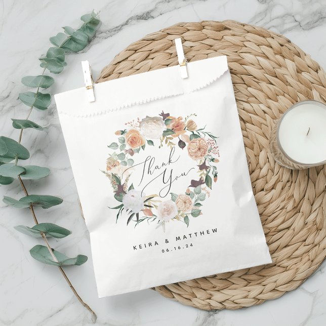 Boho Blooms Wedding oder Event Danke Geschenktütchen (Von Creator hochgeladen)