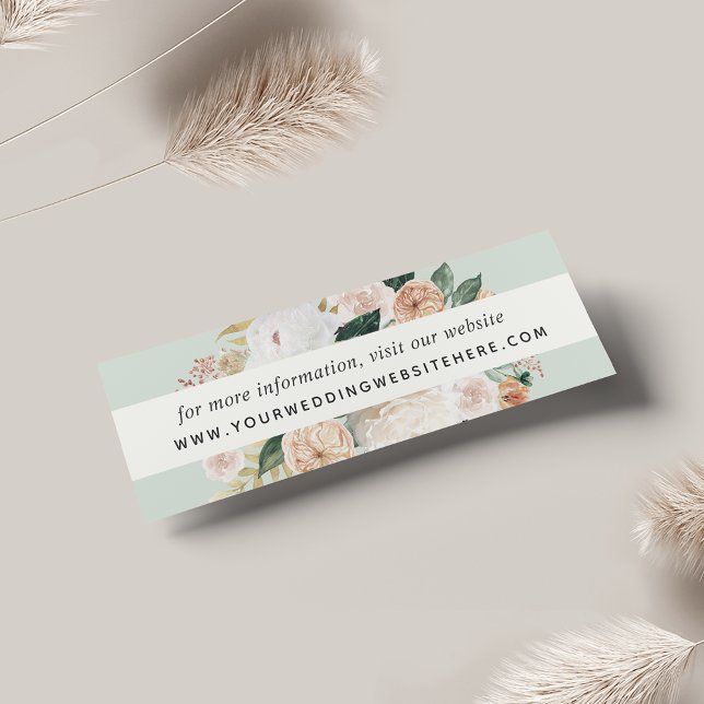 Boho Blooms Wedding Website Beipackkarten einfügen (Von Creator hochgeladen)