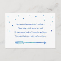 Boho Blue Adventure Themed Book Request Cards