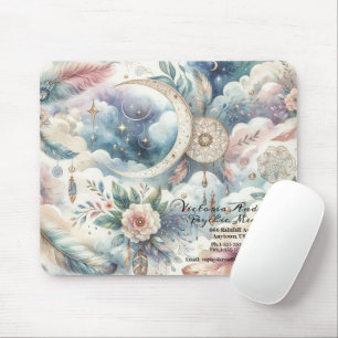 Boho Blue Dreamcatcher Psychische Leselogame Mousepad