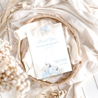 Boho Blue Pumpkin Es ist eine Baby-Dusche