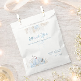 Boho Blue Pumpkin Es ist eine Baby-Dusche Geschenktütchen