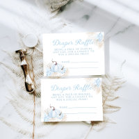 Boho Blue Pumpkin Fall Babydusche Windelwanne Raff