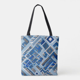 Boho Blue Shapes