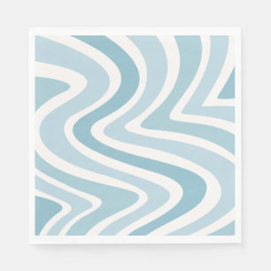 Boho Blue Sun Party Napkins Serviette