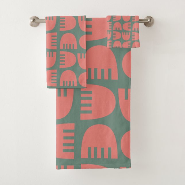 Boho Blume Badhandtuch Set (Insitu)