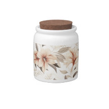 Boho Blume Botanische Flora Beige Naturfarbe
