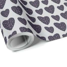 Boho Blume Modernes Blumenmuster Geschenkpapier