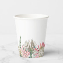 Boho Blume Paper Cup